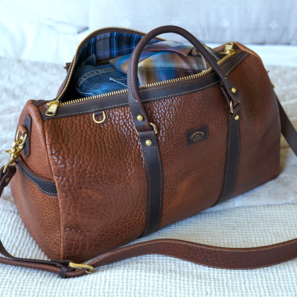 No.007 Duffel | Bison Walnut