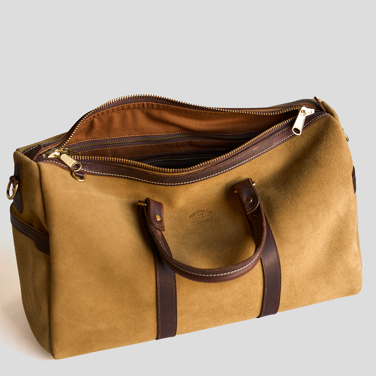 No.007 Duffel Travel Set | Coyote Suede & Latigo
