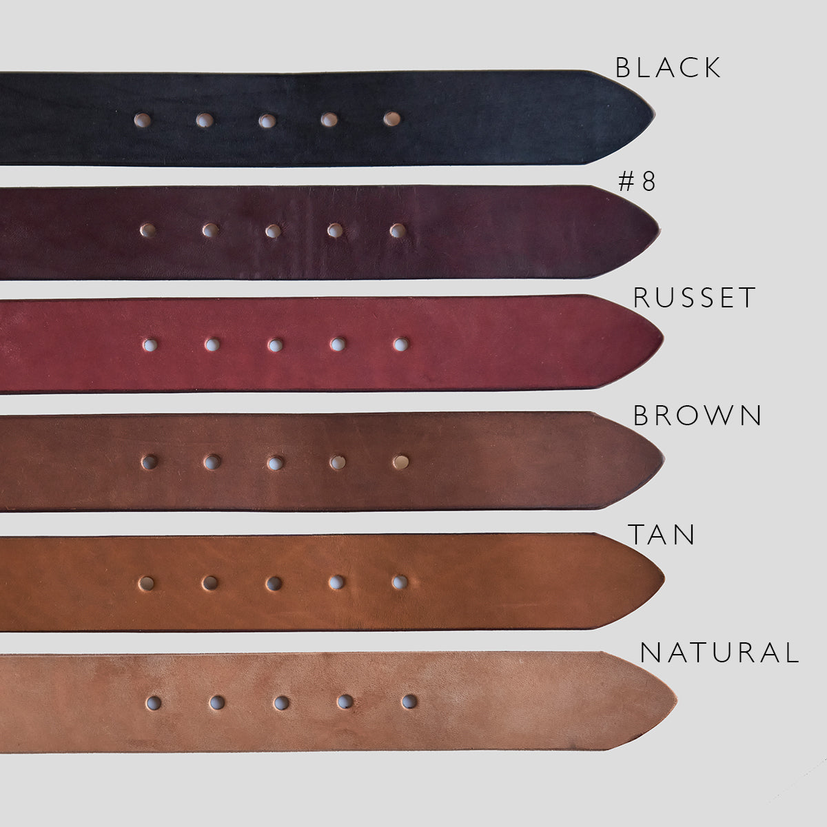 Classic Horsehide Belt No.94 | Natural