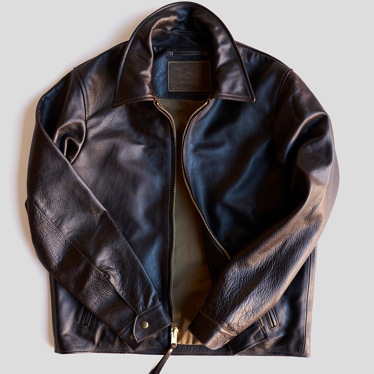 No.115 Classic Bomber | Horween® Horsehide Brown