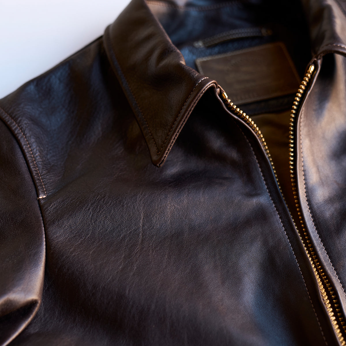 No.115 Classic Bomber | Horween® Horsehide Brown