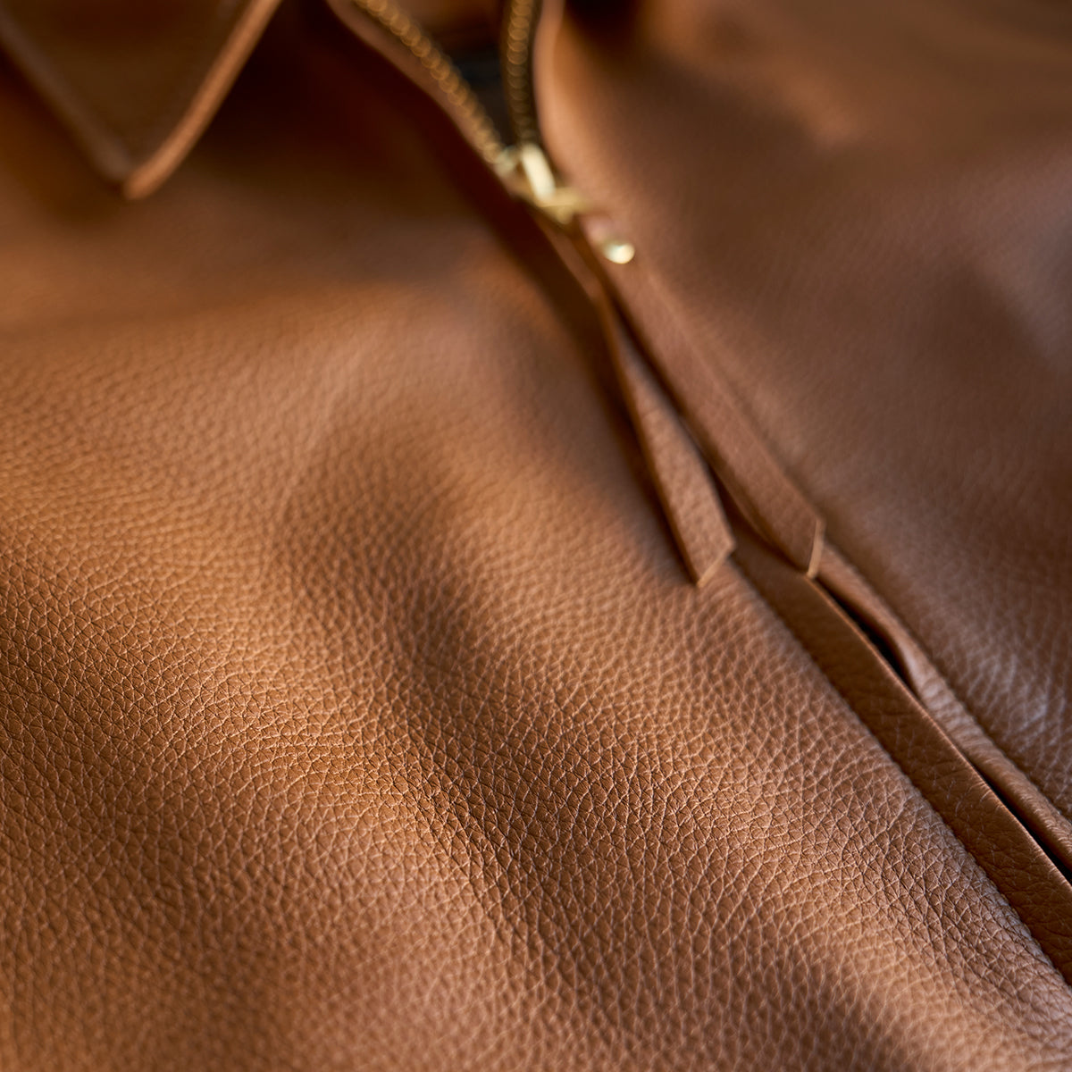 No.115 Classic Bomber | Italian Deerskin Tan