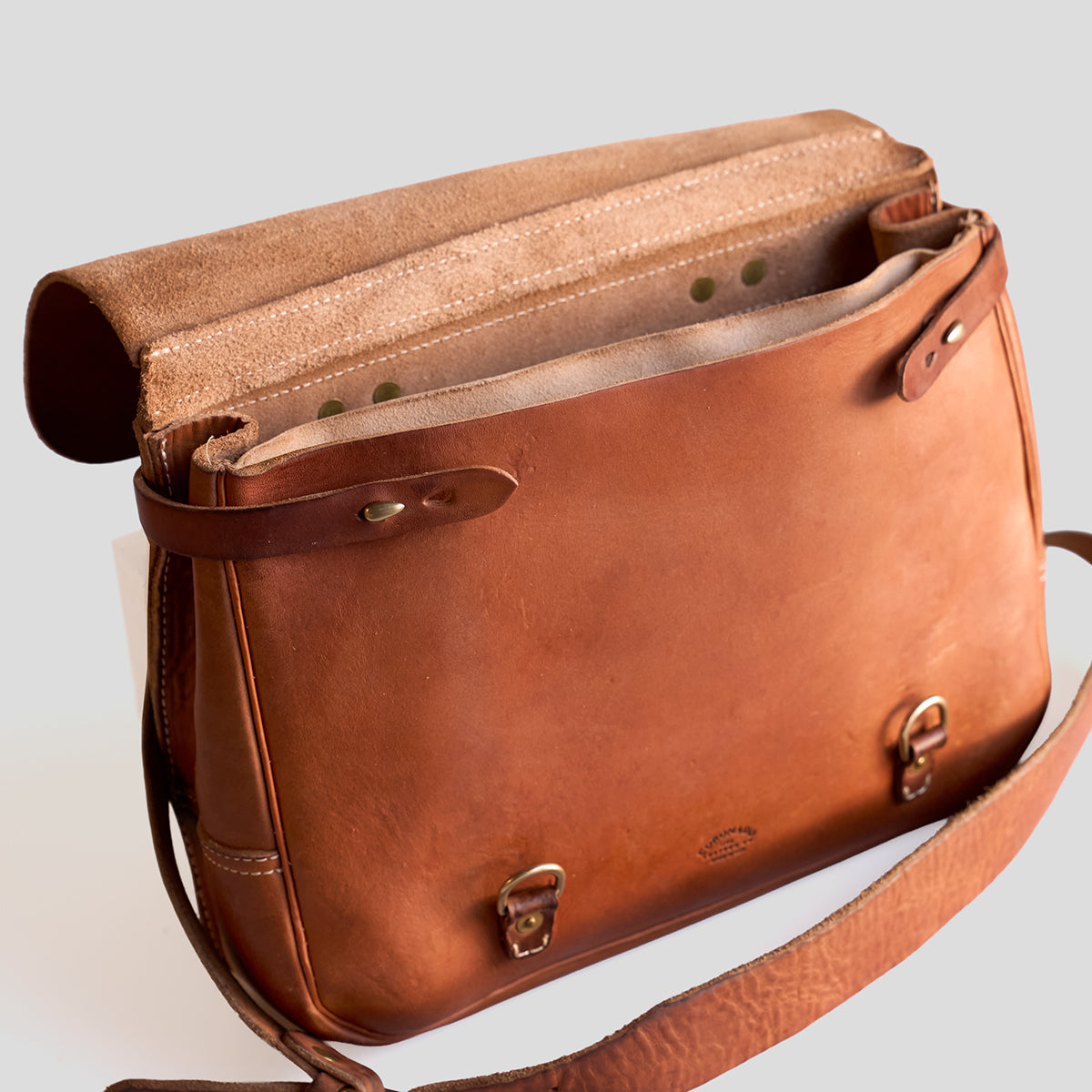 NO.130 Vintage Stone Washed Mailbag