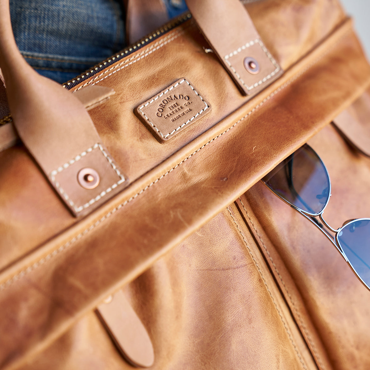 No.160 Primo Tote | Horween® Horsehide Natural (x10)
