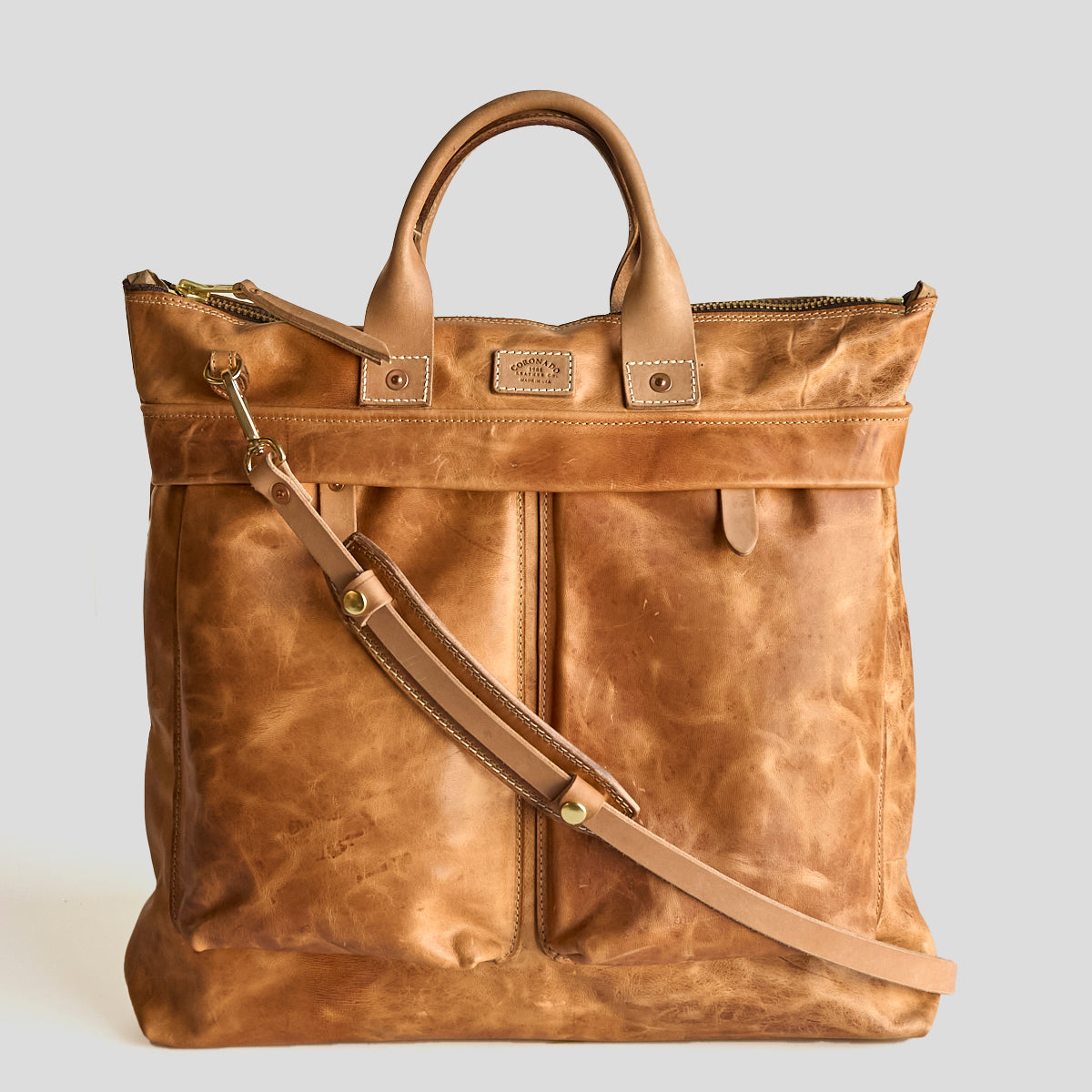 No.160 Primo Tote | Horween® Horsehide Natural (x10)