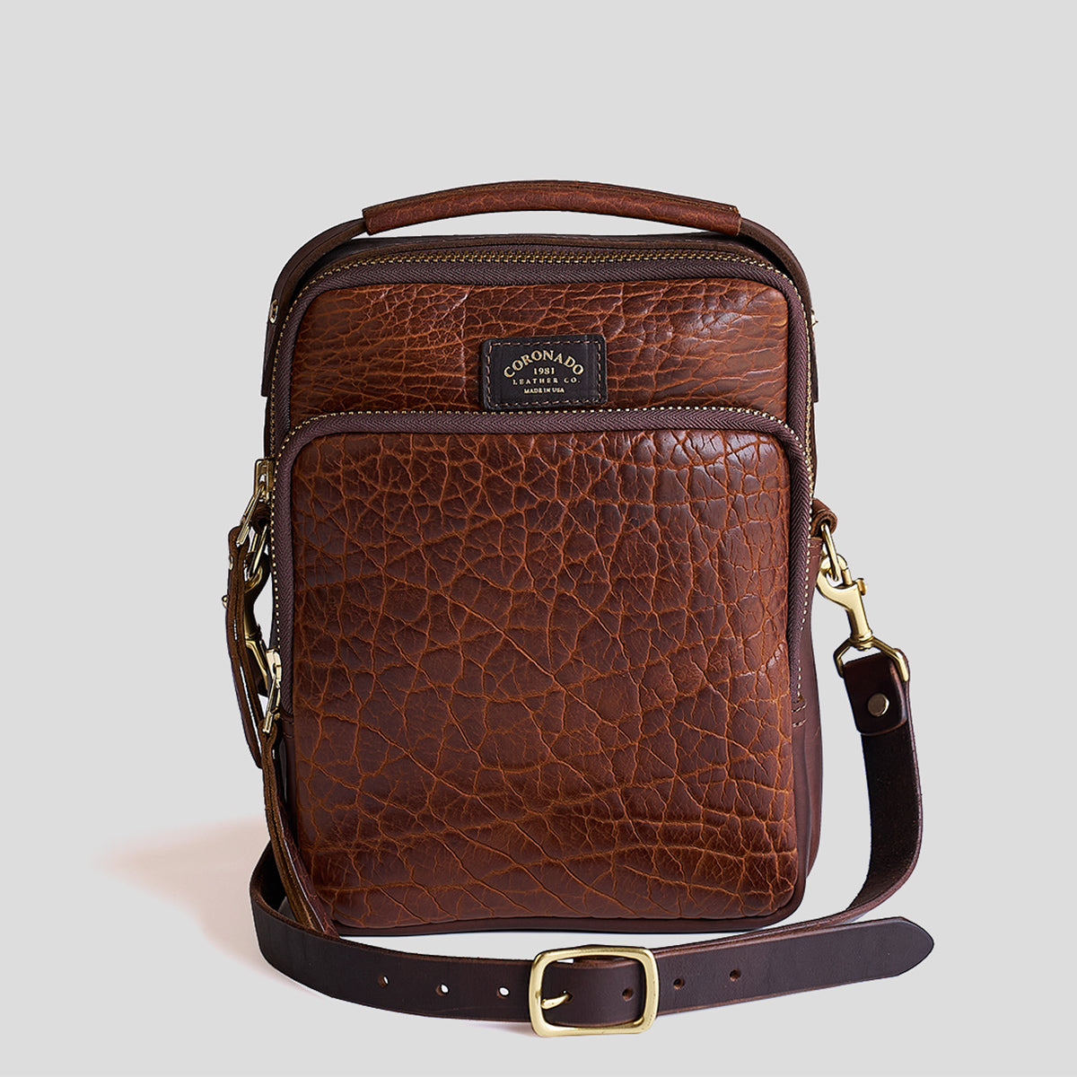coronado bison leather backpack Coronado Leather | Field Crossbody No.177