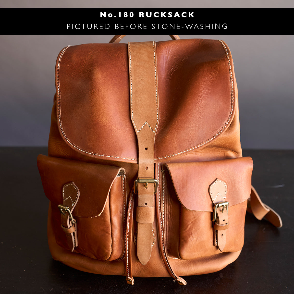 No.180 Rucksack | Stone-Washed