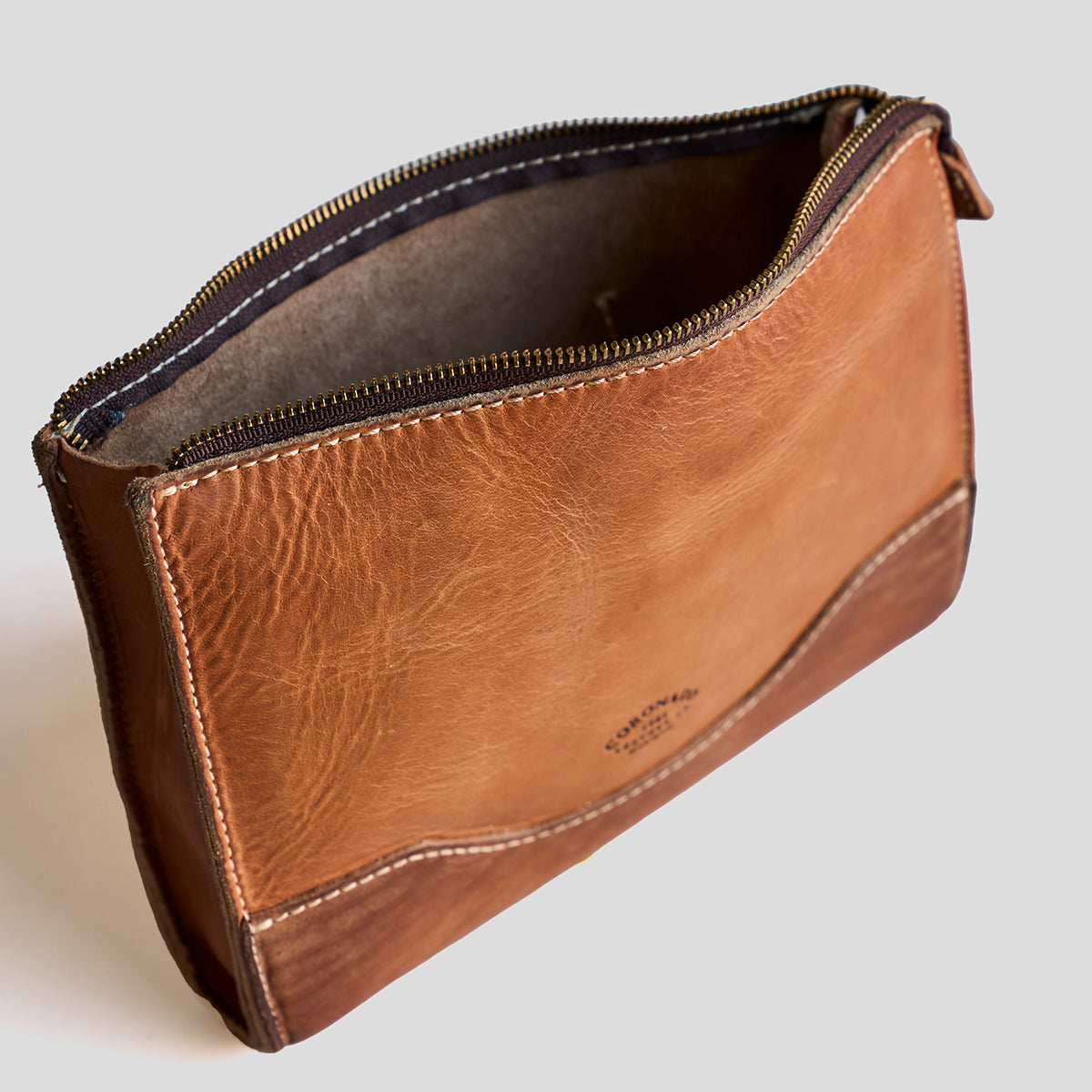 No.194 Utility Pouch | Stone-Washed Natural