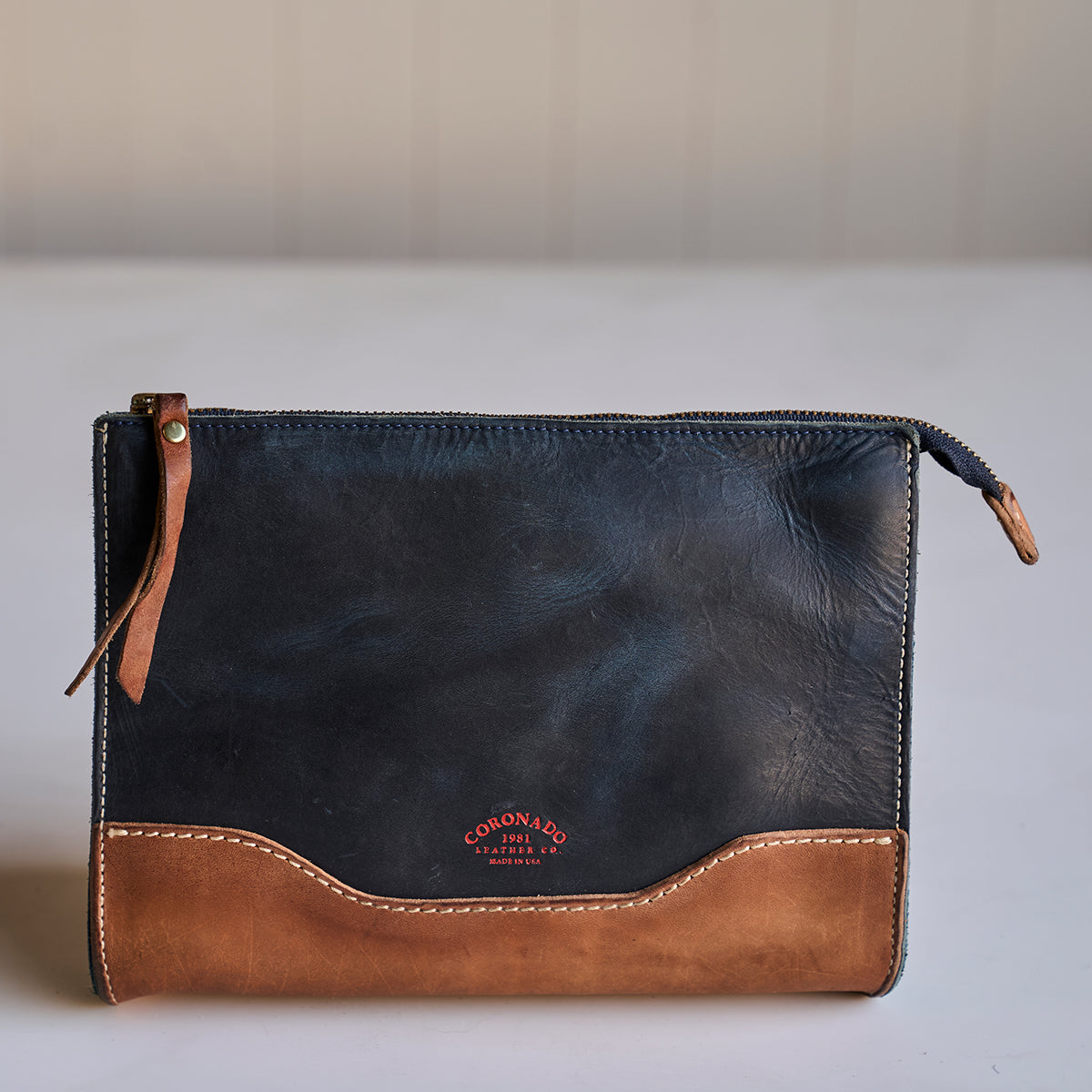 No.194 Utility Pouch | Stone-Washed Indigo