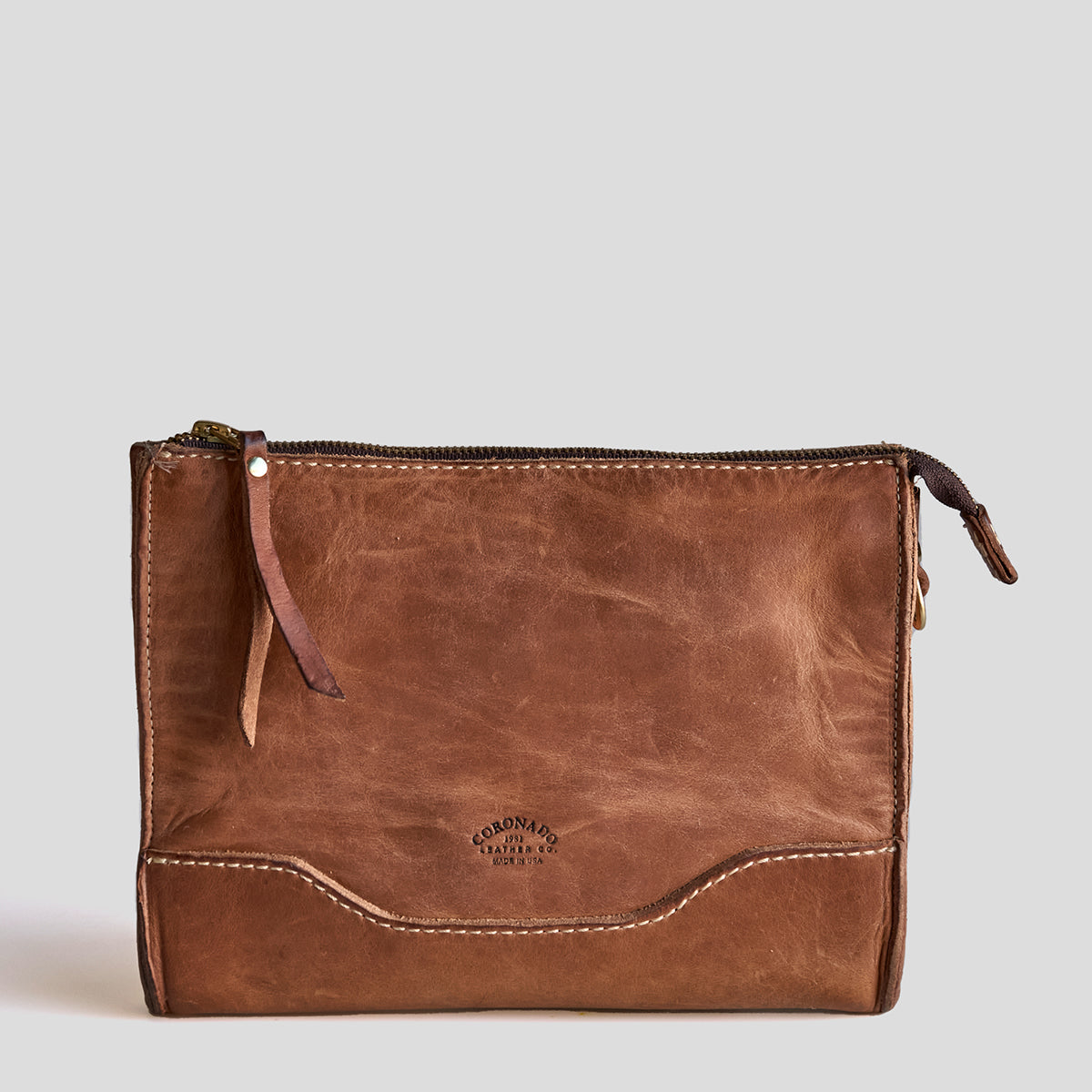 No.194 Utility Pouch | Stone-Washed Natural