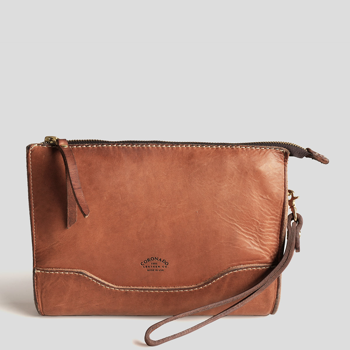 No.194 Utility Pouch | Stone-Washed Natural