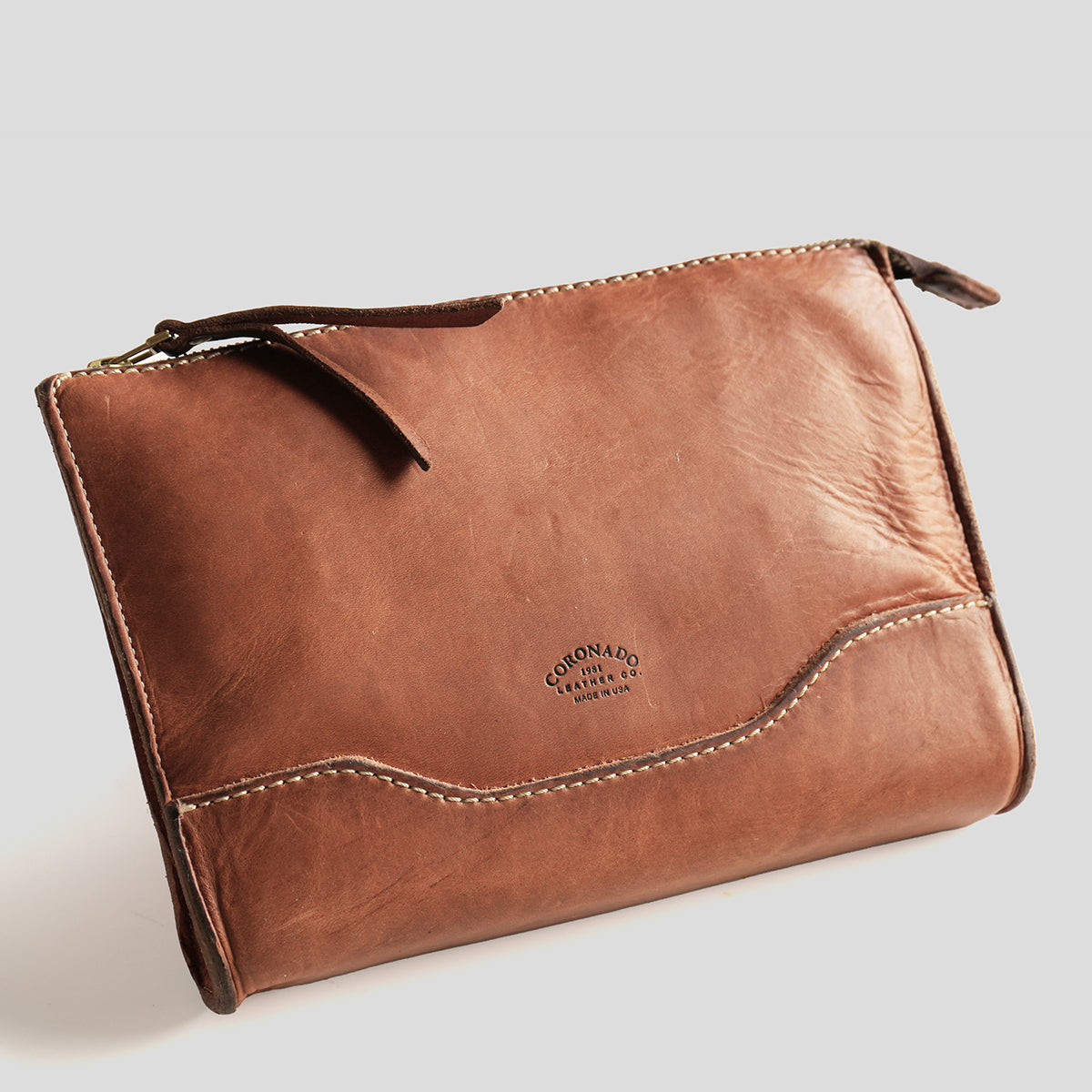 No.194 Utility Pouch | Stone-Washed Natural