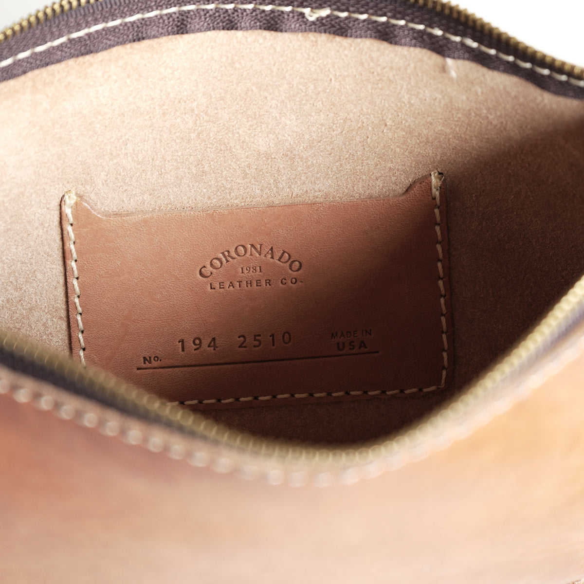 No.194 Utility Pouch | Stone-Washed Natural