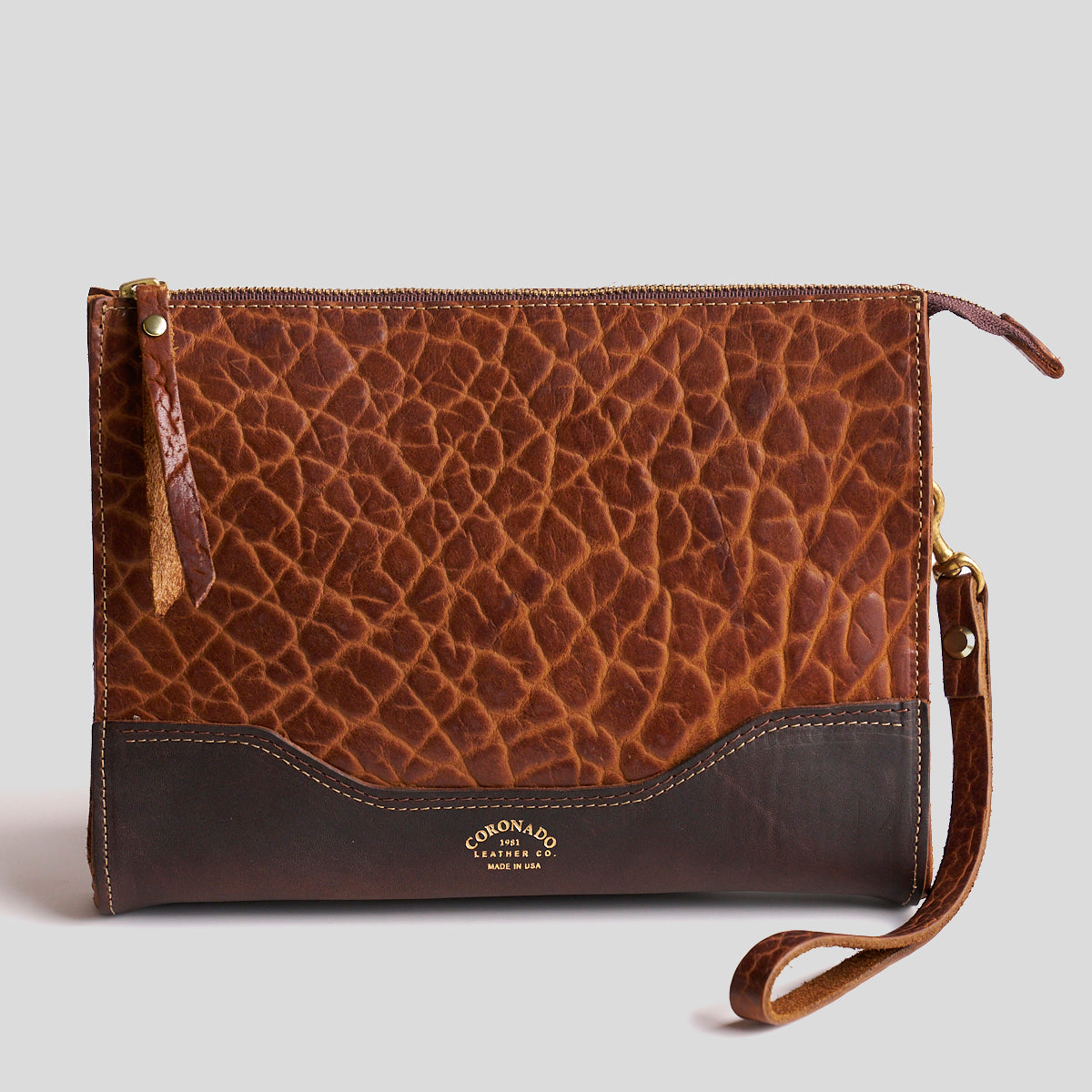 No.194 Bison Utility Pouch | Walnut