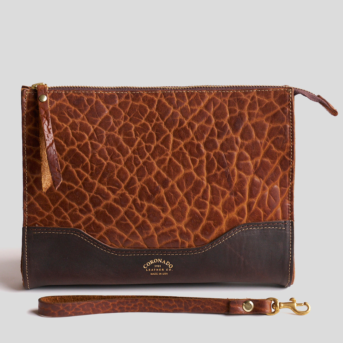 No.194 Bison Utility Pouch | Walnut