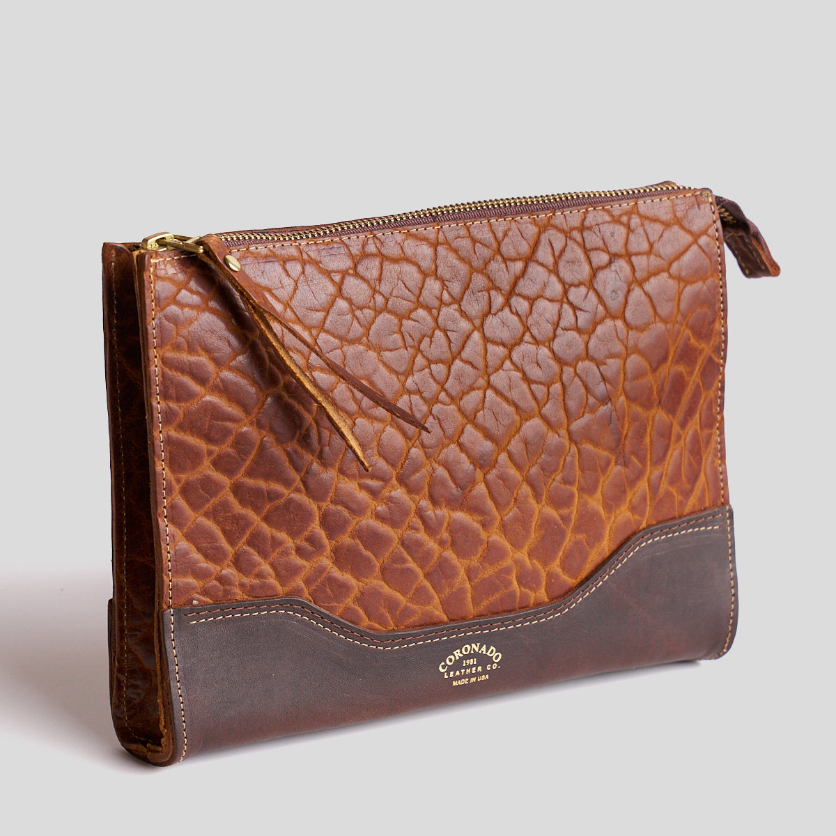 No.194 Bison Utility Pouch | Walnut
