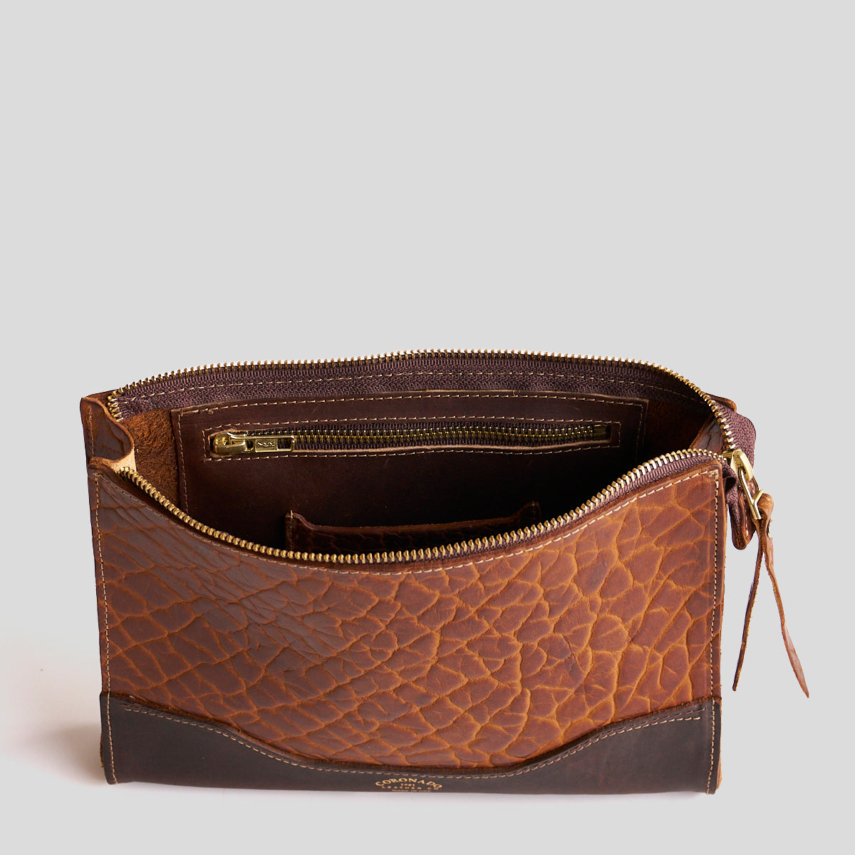 No.194 Bison Utility Pouch | Walnut