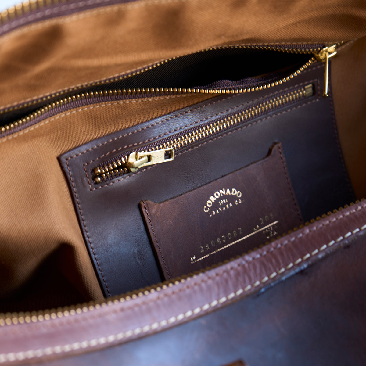 No.205 Duffel | Horween® Brown & Shell LE x10