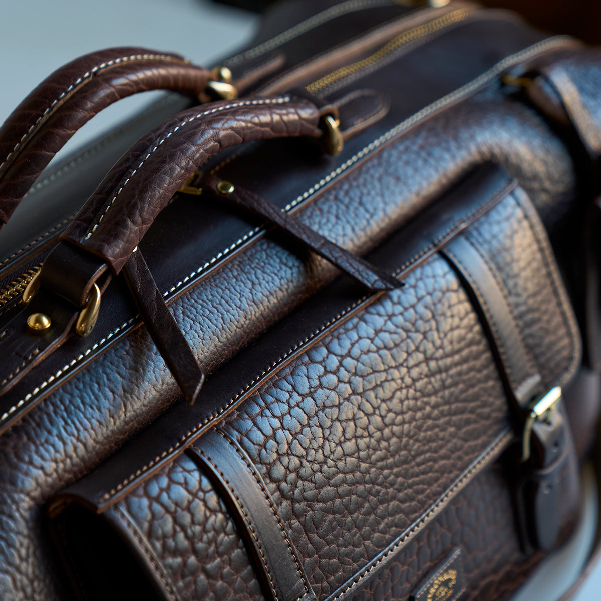 No.207 CEO Duffel | LE Bison Dark Brown