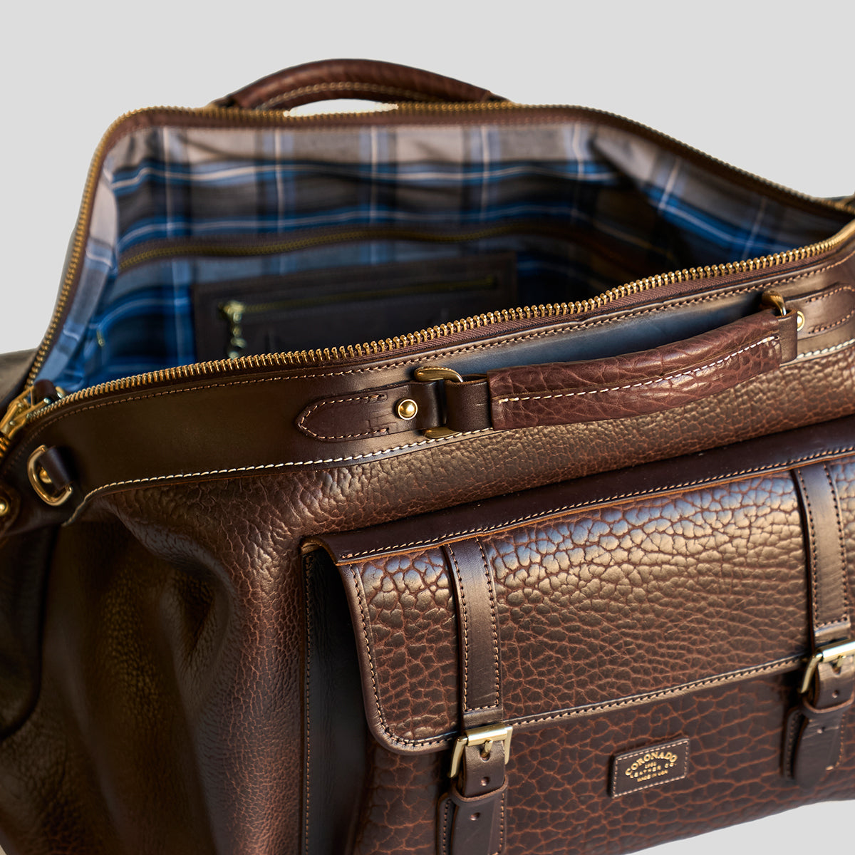 No.207 CEO Duffel | LE Bison Dark Brown