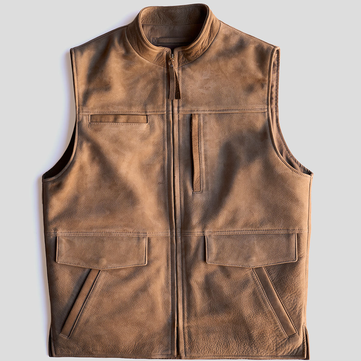 No.209 Kodiak Travel Vest | Nubuck Khaki LE x10
