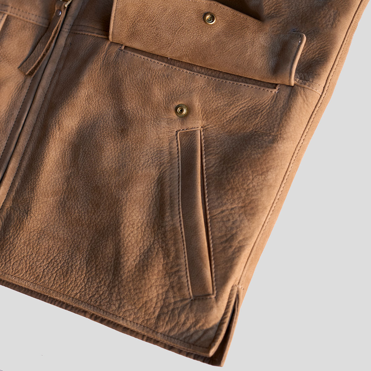 No.209 Kodiak Travel Vest | Nubuck Khaki LE x10