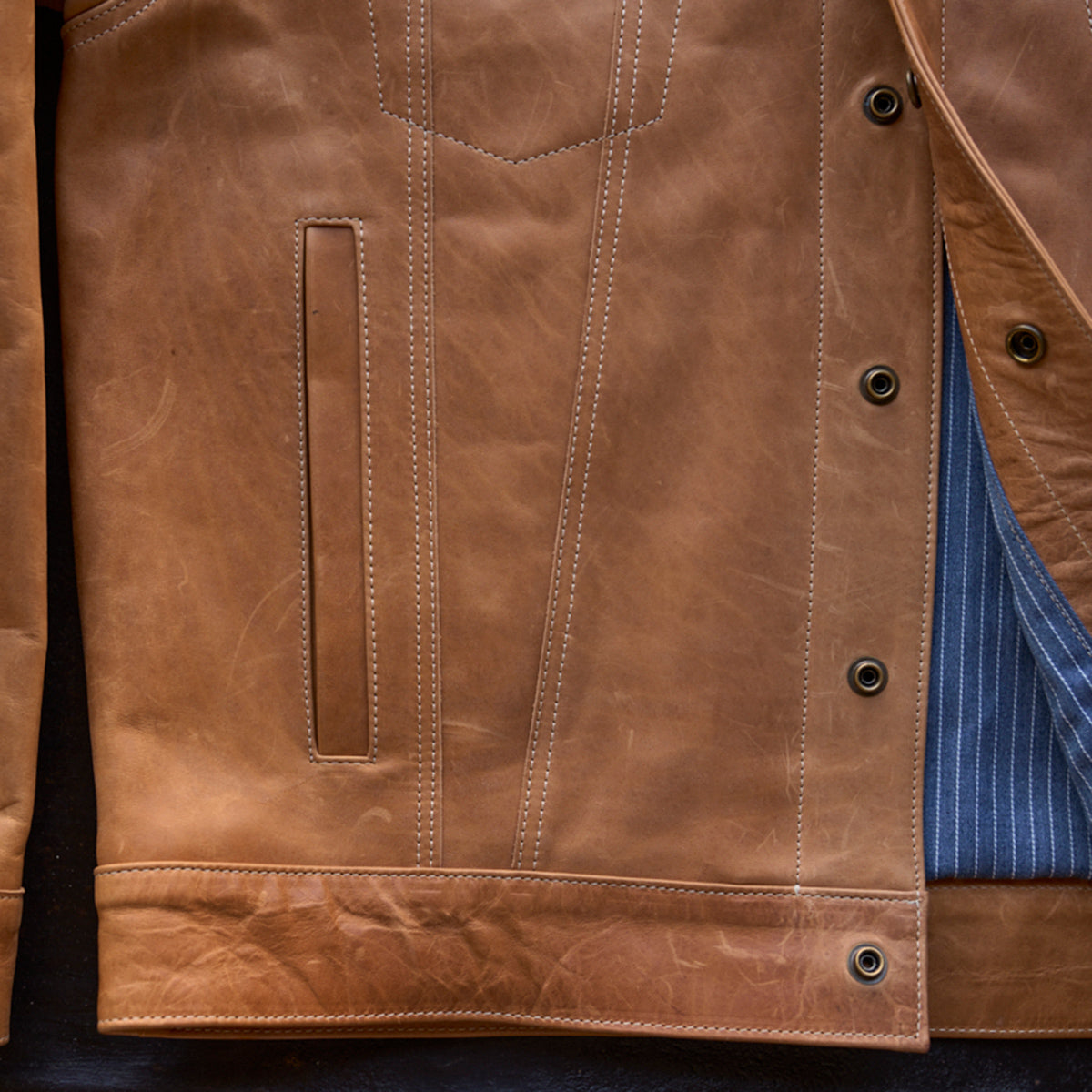 No.210 Dean | Horween® DHF Natural Horsehide LE