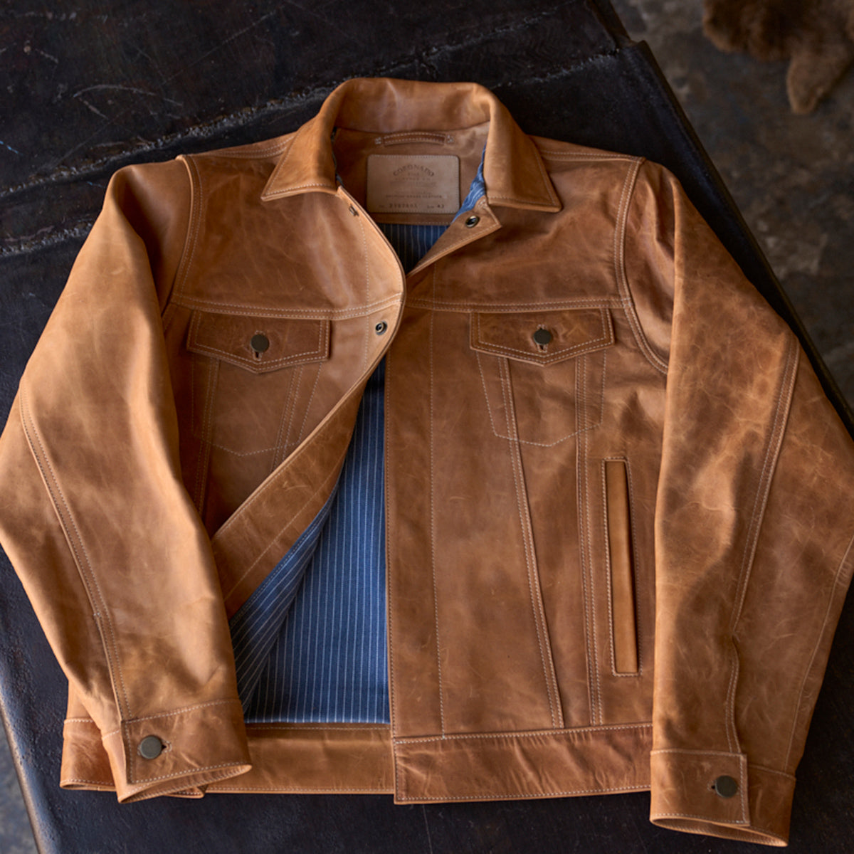 No.210 Dean | Horween® DHF Natural Horsehide LE