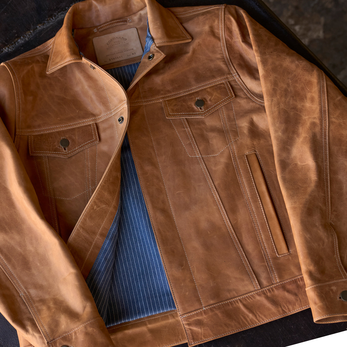 No.210 Dean | Horween® DHF Natural Horsehide LE