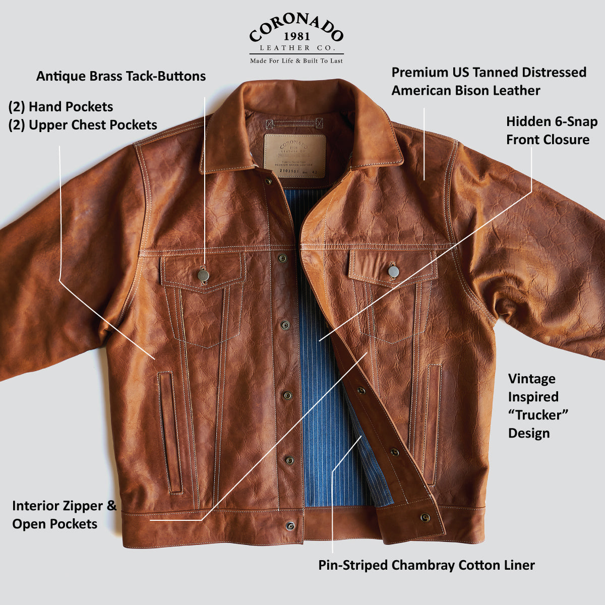 No.210 Indy Bison Dean | Rust
