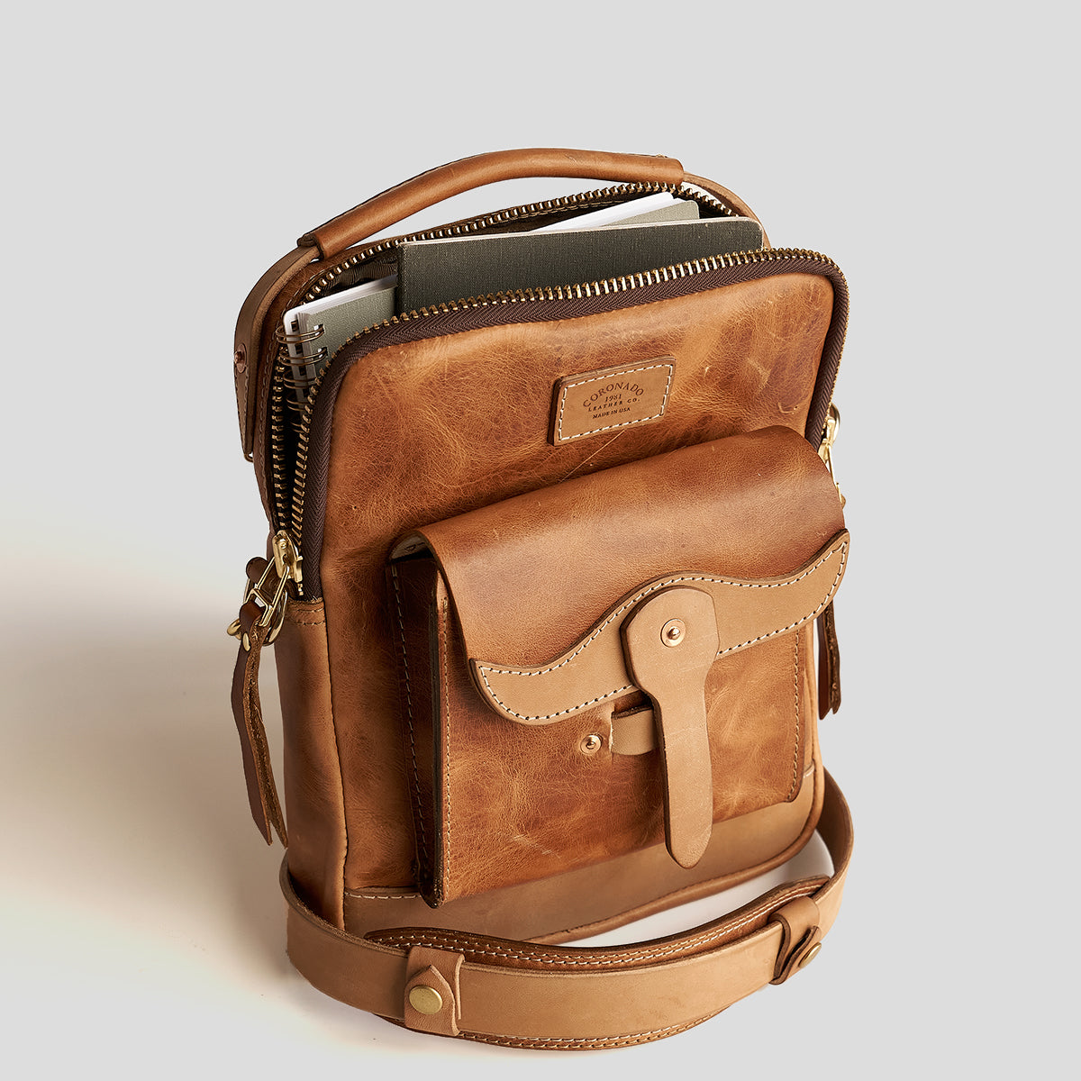No.277 Primo Crossbody | Horween Natural