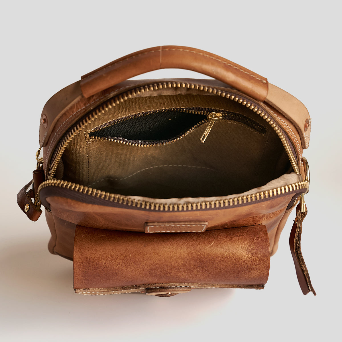 No.277 Primo Crossbody | Horween Natural
