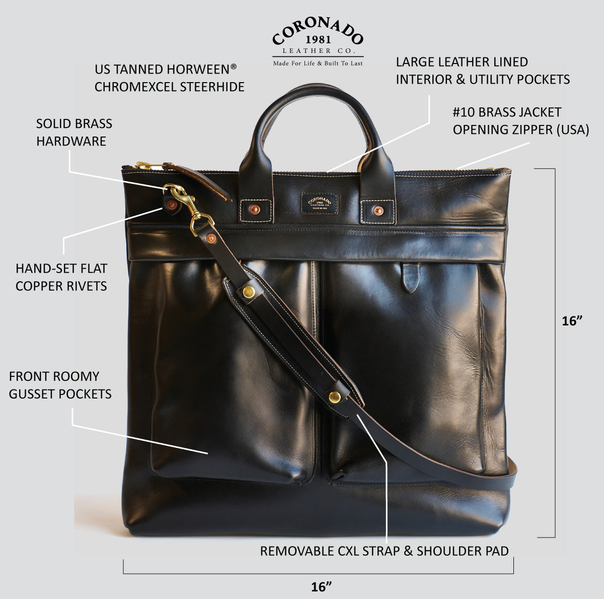 No.160 Primo Tote | CXL® Natural