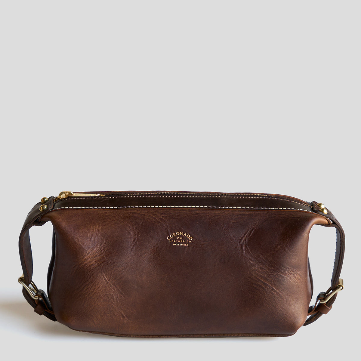 No.299 Travel Dopp | Horween® Brown Dublin & Shell LE