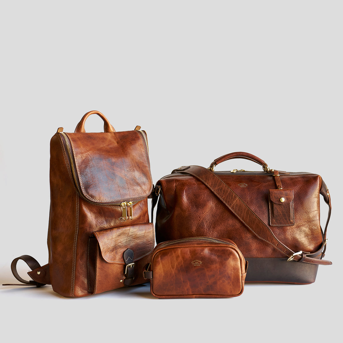 No.750 Top-Zip Bison Backpack | Antique Brown