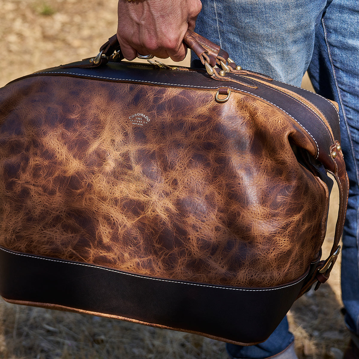 No.300 Field Duffel | Natural Bison