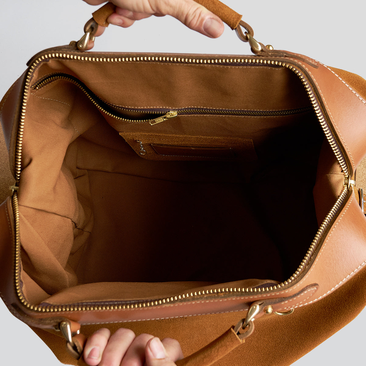 No.300 Field Duffel | WP Tan Suede