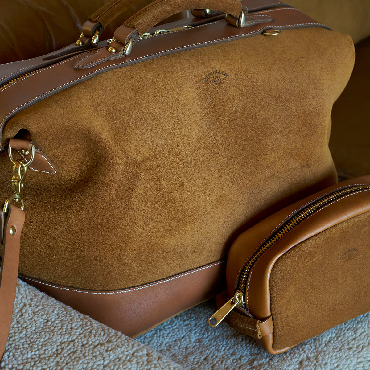 No.300 Field Duffel | WP Tan Suede