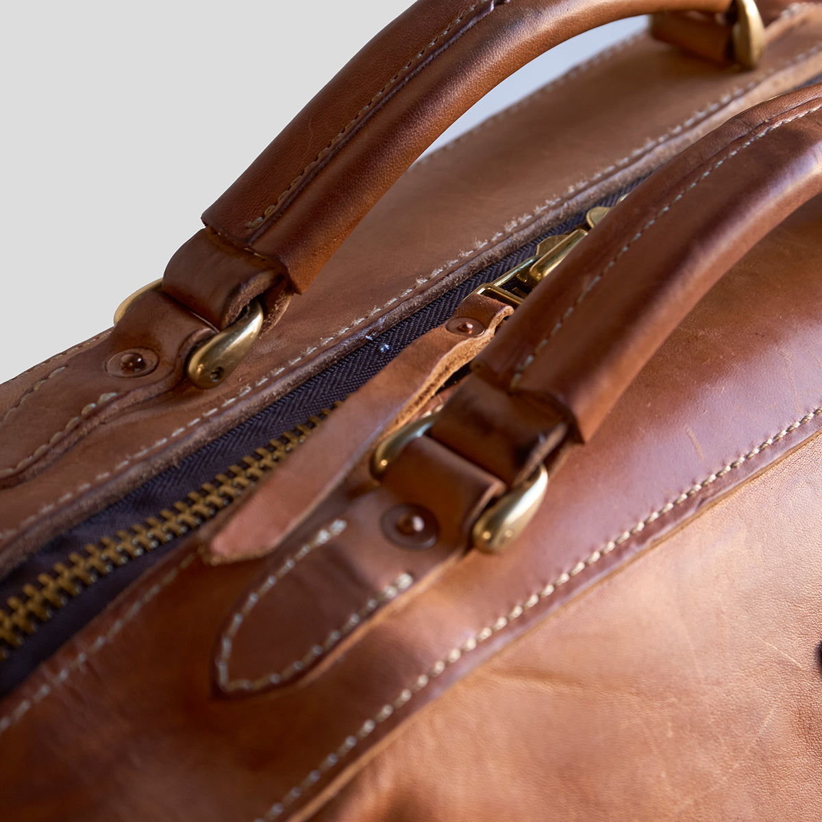No.305 Union Weekender | Stone-Washed Horsehide x10