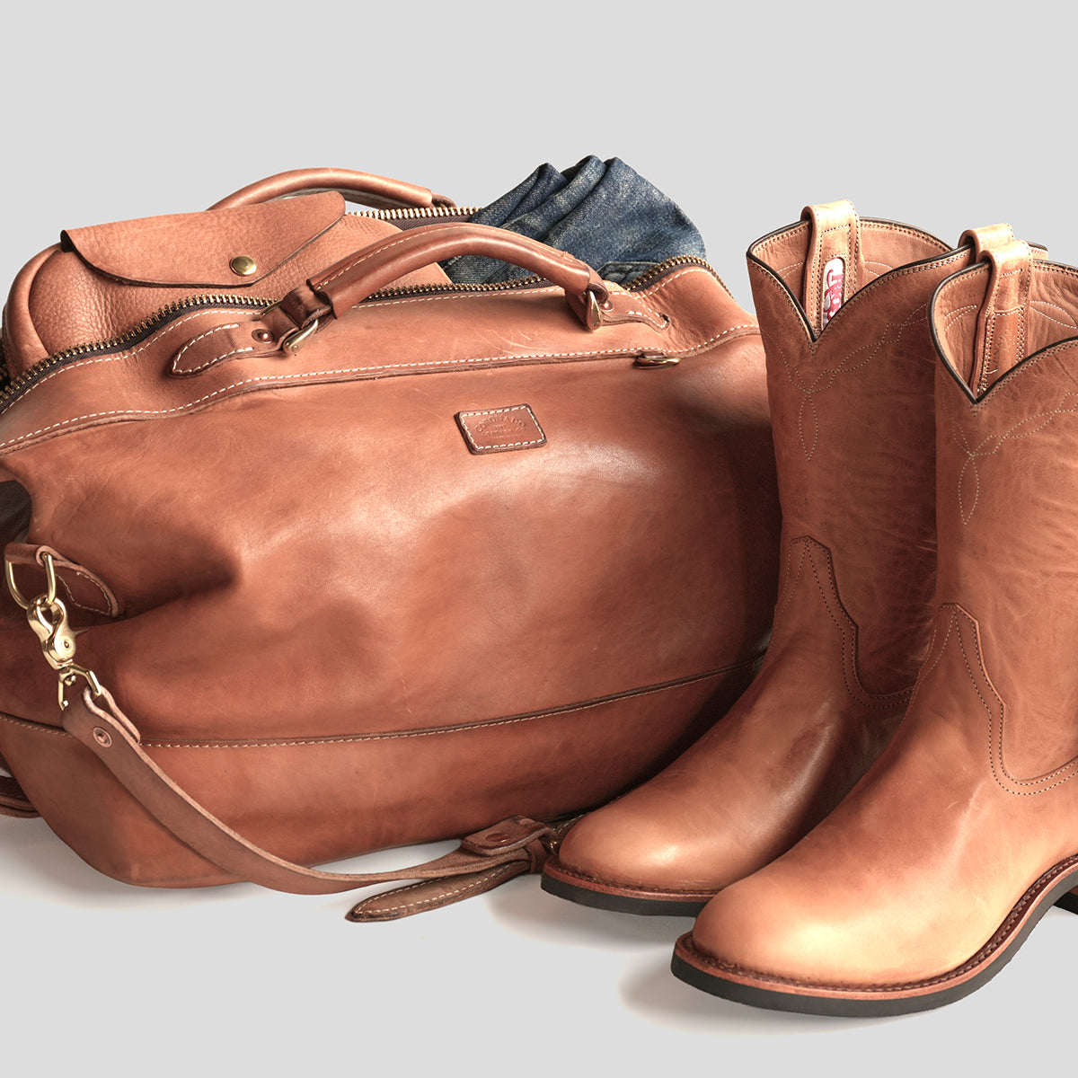 No.305 Union Weekender | Stone-Washed Horsehide x10