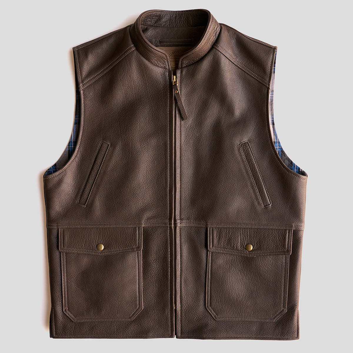 NO.330 Shelby II Vest | Bison Brown