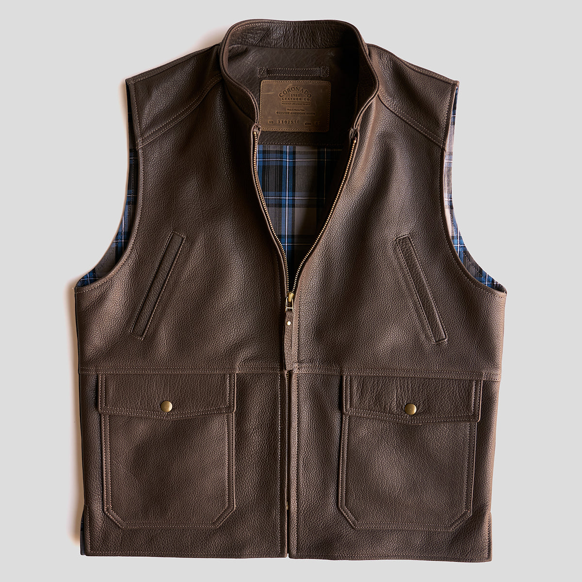 NO.330 Shelby II Vest | Bison Brown