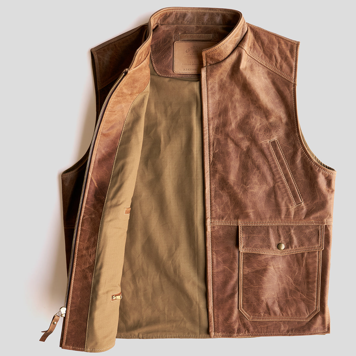 NO.330 Shelby II Vest | Stagecoach Tan