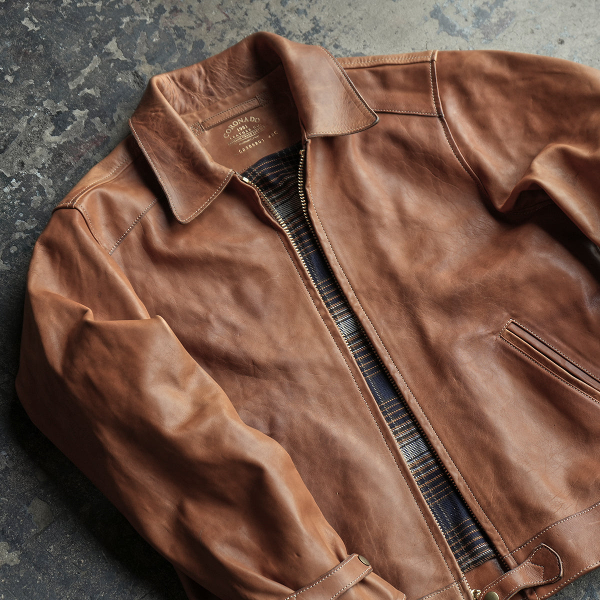No.69 Union Jacket | Stone-Washed Horween® DHF Horsehide