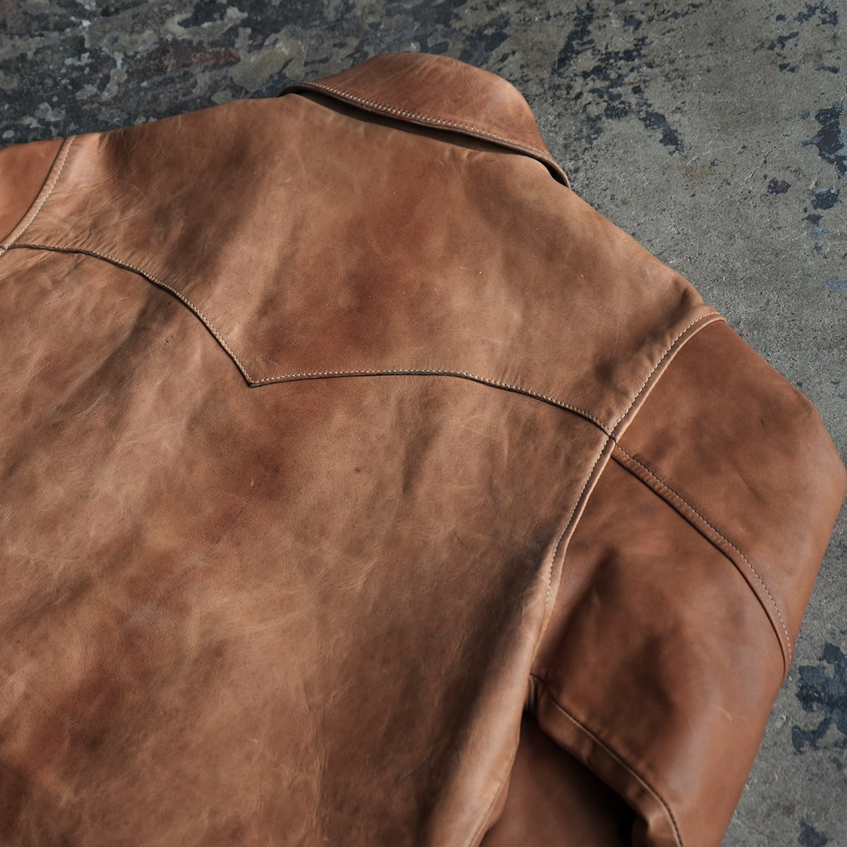 No.69 Union Jacket | Stone-Washed Horween® DHF Horsehide