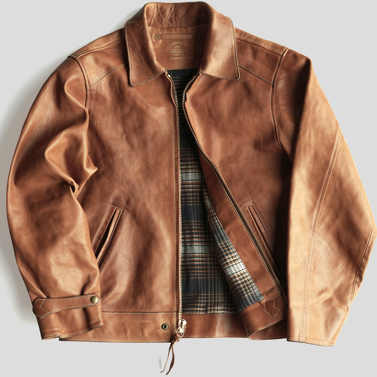No.69 Union Jacket | Stone-Washed Horween® DHF Horsehide