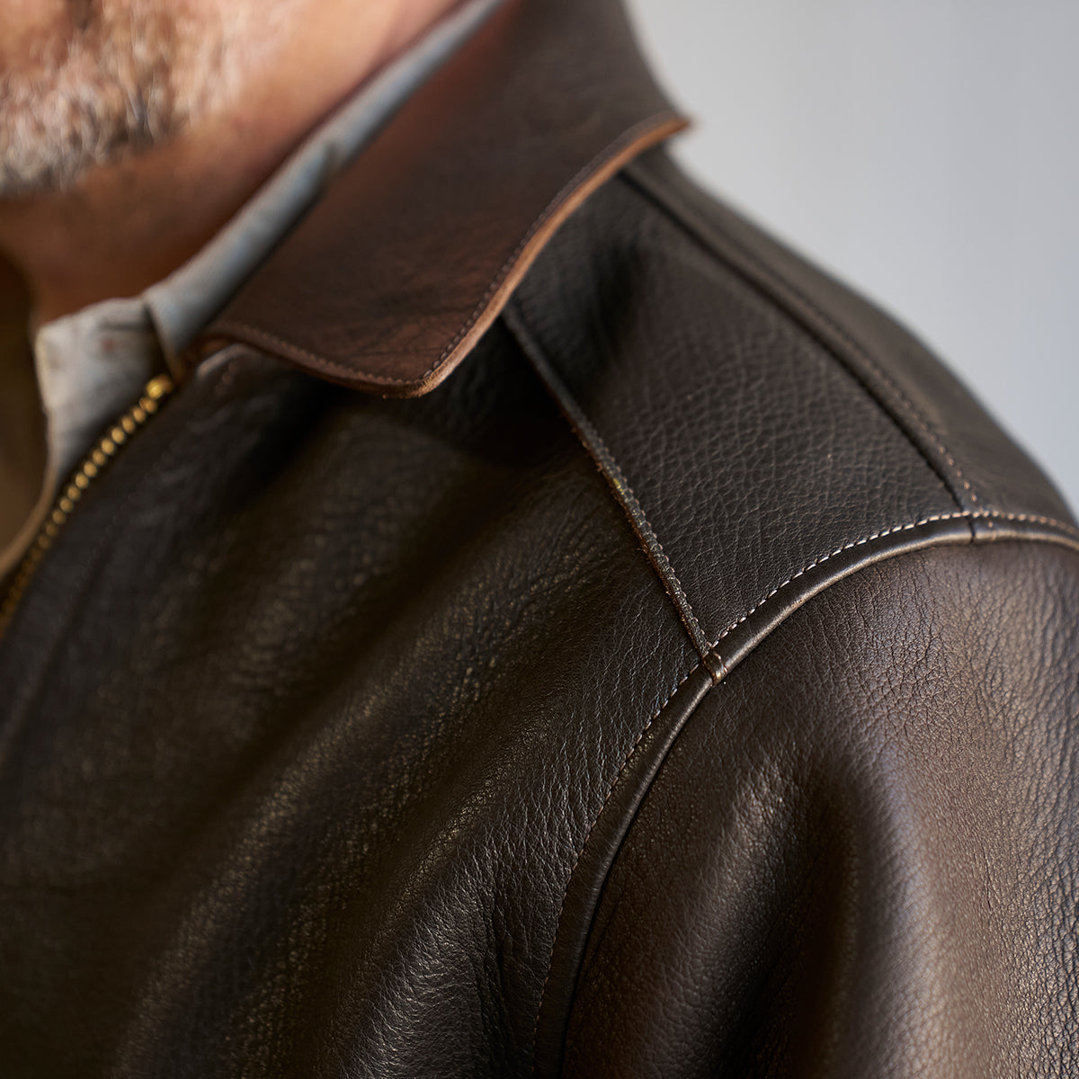 No.69 Union Jacket | Horween® Deerskin x8