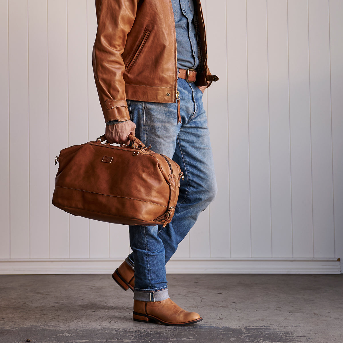 No.305 Union Weekender | Stone-Washed Horsehide x10