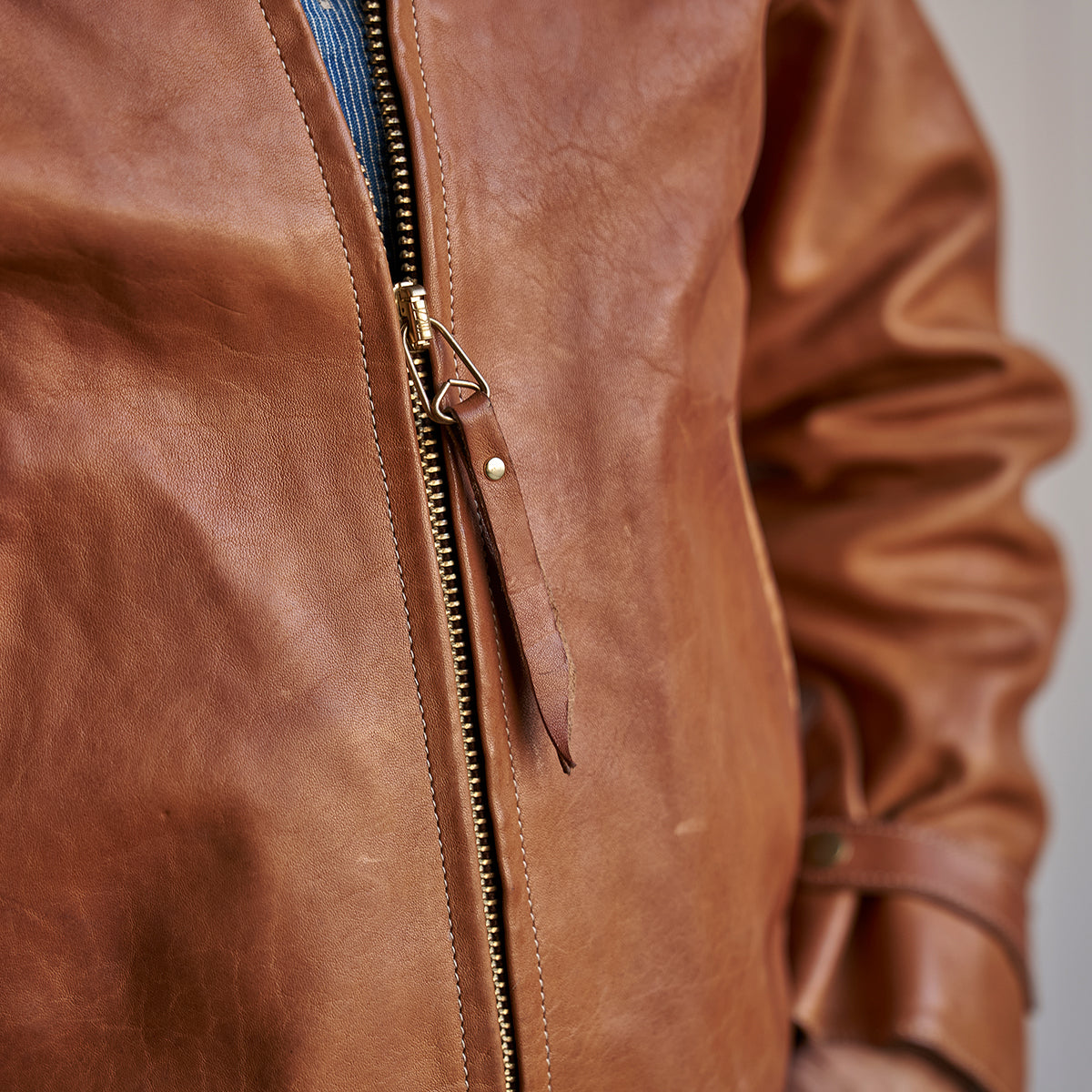 No.69 Union Jacket | Stone-Washed Horween® DHF Horsehide