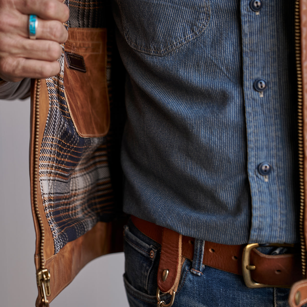 No.69 Union Jacket | Stone-Washed Horween® DHF Horsehide